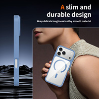 Nouvelle Coque Magnétique Transparente pour iPhone 18 17 Pro Max, Anti-Jaunissement, Fine, Légère, Antichoc, Vente en Gros