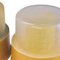 Bouchon à visser réutilisable en plastique anti-fuite avec bec verseur gradué pour les bouteilles de lessive