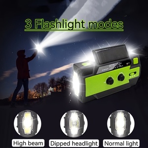 Emergency Crank Weather <strong>Radio</strong>, 4000mah Solar Hand Crank Portable Am_<strong>fm</strong> _noaa Weather <strong>Radio</strong> With 3 Mode Flashlight &amp; Motion Senso - Product Image 3