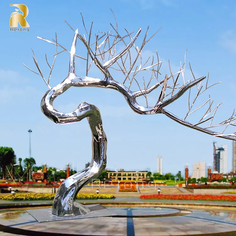 Offre Spéciale parc de jardin extérieur de haute qualité grande sculpture en saule