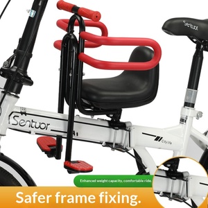 Nouveau style, siège avant simple pour enfant pour vélo de montagne avec cadre parent-enfant et fonction chauffante, chaise bébé d'extérieur - Product Image 1