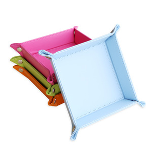 Vassoio <span class=keywords><strong>da</strong></span> tavolo in pelle personalizzato vassoio <span class=keywords><strong>da</strong></span> portata per monete chiavi <span class=keywords><strong>da</strong></span> comodino - Product Image 1