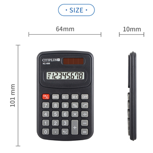 Mini kích thước nhỏ máy tính calculadora <span class=keywords><strong>8</strong></span> chữ số sinh viên điện tử năng lượng mặt trời Tùy Chỉnh Mini Túi máy tính cho vật tư văn phòng - Product Image 3