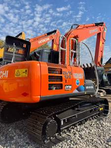 Excavatrice sur chenilles hydraulique Hitachi 120 ZX120 d'occasion, moteur et pompe Isuzu d'origine japonaise, 12 tonnes, excellent état - Product Image 1