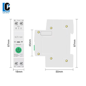 <span class=keywords><strong>Interruptor</strong></span> Inteligente LCTC 63A Tuya, Disyuntor MCB AC110V 220V, Medidor de Energía Inteligente con Monitoreo de Presión - Product Image 2