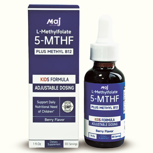OEM <span class=keywords><strong>Mood</strong></span> L Methyl Folate vitaminleri B12 5-MTHF sıvı damla Berry lezzet destekler - Product Image 1