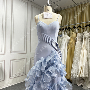 irish wedding dress blue Molly main image 0