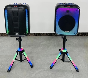Barre de son portable NDR-102A/B de 12 pouces, haut-parleurs HiFi DJ, haut-parleurs originaux pour karaoké avec micro et <span class=keywords><strong>Bluetooth</strong></span> - Product Image 5