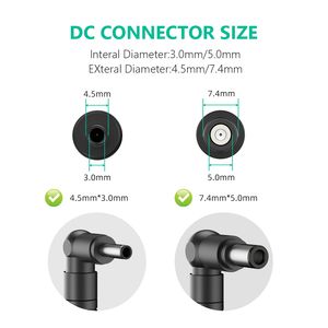 Adaptateur secteur 65W 19,5V 3,33A 4,5*3,0mm pour ordinateur portable, chargeur secteur compatible HP ENVY 17-J010US, connecteur bleu - Product Image 4