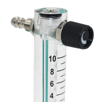 Luchtstroom Meetinstrument Glas Zuurstof Aspirator Flow Meter