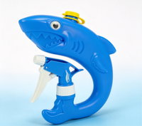 Pistolet à eau Requin à double mode de pulvérisation pour enfants, idéal pour l'été, la plage et la piscine