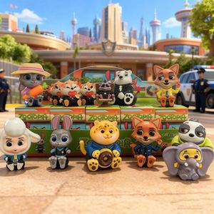 Jouets Crazy Animal City Darling Blind Box Ornaments, série Judy Nick, mignons, en PVC - Product Image 2
