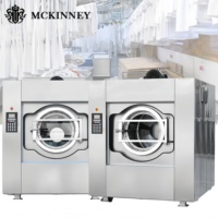 Laveuse-essoreuse industrielle automatique électrique en acier inoxydable de 50 kg et 100 kg pour hôtels