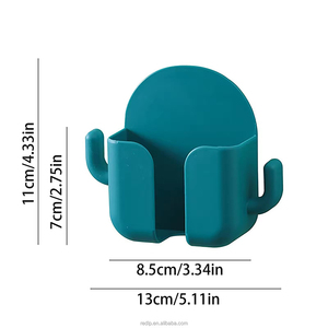 Caja de almacenamiento multifuncional montada en la pared Estante de teléfono con control remoto moderno - Product Image 6