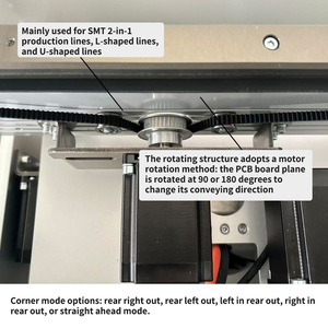 Yüksek Hassasiyetli PCB Dönüş Konveyörü, SMT Hatlarında Doğru Kart Yön Değişimi İçin - Product Image 3