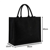 Sac fourre-tout autoportant en toile de coton tendance avec poignée longue et fond 3D à soufflets larges, idéal pour organiser ordinateur portable et documents A4