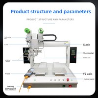 Robot de Soldadura Manual de Alta Velocidad de 3 Ejes para PCB con Motor Servo y Rodamiento para Soldadura de Estaño y Lámpara de Desinfección