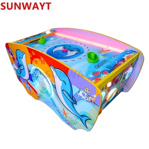 Dolphin Air Hockey Jeux de parc d'attractions d'intérieur à pièces 2 <span class=keywords><strong>joueurs</strong></span> Kids Mini Air Hockey Arcade Game Machine - Product Image 2