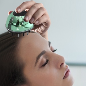 Mini masseur de cuir chevelu portable pour usage domestique, peigne de massage à l'huile pour les soins capillaires - Product Image 5