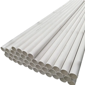 Tuyau d'alimentation en eau en <span class=keywords><strong>PVC</strong></span> blanc industriel, tuyau plat en UPVC résistant aux produits chimiques, tubes en plastique certifiés ISO résistants aux acides et aux alcalis - Product Image 2