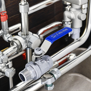 Conexión Roscada de Bola de Acero Inoxidable de 2 Piezas, Uso Manual de Agua, Personalizable OEM, Directo de Fábrica - Product Image 5