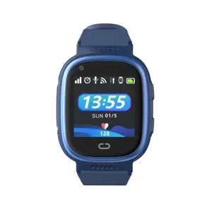 Nieuwe Ontwerp Kid Horloge Kerstcadeau Horloge Video Call Gps Locatie Horloge Met Donker Blauw Licht Blauw En Roze