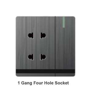 Fabricación profesional Último Negro. Oro. Blanco. Tiras acrílicas grises Enchufe de pared universal Enchufe del Reino Unido Smart Life Impermeable - Product Image 3