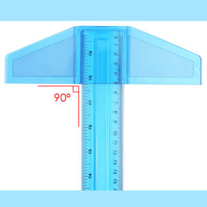 Righello a T in Plastica Altamente Trasparente Foska per <span class=keywords><strong>Disegno</strong></span> e Cornici, con Foro per Appendere, Facile da Impugnare e Conservare - Product Image 2
