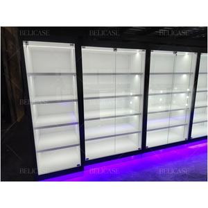 ארון תצוגה זכוכית שקוף באיכות גבוהה עם תאורה locked רב-שכבתי עבור אנימה צעצועים - Product Image 4