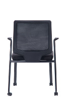 Chaise de visiteur de bureau empilable à dos de maille de jambe fixe en métal de Kabel de conception moderne pour la salle d'attente