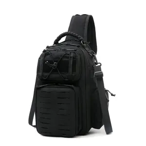 Best Seller Molle Tactical Backpack Sling Pack borsa a tracolla da pesca con tasca per telefono borse da combattimento a tracolla impermeabili