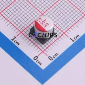 2200500606TR ตัวเก็บประจุแบบแข็ง SMD, D6.3xL6 มม. ( ความจุ: 22uF ) ( แรงดันไฟฟ้า: 50V ) - Product Image 1