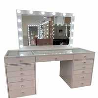 Vente en gros d'usine, éclairage moderne, miroir de coiffeuse, commode de chambre à coucher