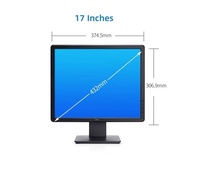 Dell Grosir Layar LCD Komersial 17 Inci 5:4 Layar Depan Monitor Komputer Desktop E1715S