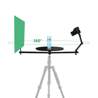 Plateau tournant professionnel pour la photographie à 360 degrés, rotateur, cabine photo en direct, plateau tournant rotatif horizontal et vertical