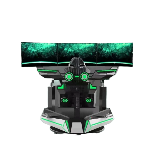 Three-Screen Racing Simulator Driving Equipment for Home Use Cross-Border Three-Axis Rotation Virtual Reality Traffic Security