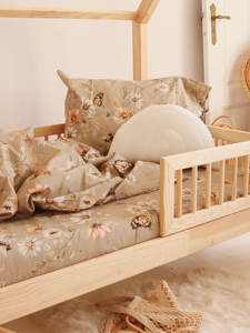 Parure de lit douce en coton à motif floral, housse de couette florale, ensemble de literie pour chambre d'enfant, cadeau pour la maison - Product Image 1