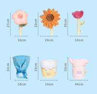 Pot de fleur animaux jouets en peluche interactif Durable mâcher plante grinçante jouets en pot pour chiens