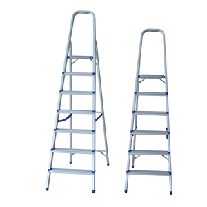 Escaleras antideslizantes plegables portátiles de alta resistencia de 3,4,5,6,7,8 escalones para escaleras de mano domésticas de seguridad de aluminio resistente fuerte <span class=keywords><strong>DIY</strong></span> - Product Image 6