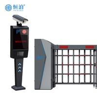 Barrière de stationnement RFID personnalisée pour l'extérieur avec caméra de surveillance, vision nocturne et système de reconnaissance de plaque d'immatriculation
