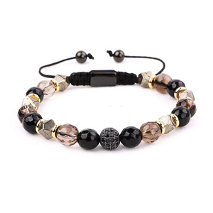 Pulsera de la amistad hecha a mano para hombres y mujeres, joyería de diseño único, cuentas de piedra Natural, JBS10560 - Product Image 1
