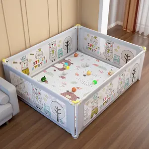 Clôture de jeu en gros, barrière de protection, clôture pour bébé, clôture pour ramper et marcher, clôture intérieure pour enfants, parc pour enfants unisexe - Product Image 4