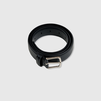 Ceinture décontractée en cuir PU pour femme avec boucle en fer, design tendance et très demandée