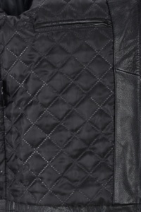 Custom 100% Genuine Black Beige Stripe Milled Leather <b>Men</b>’s <b>Jacket</b> Soft Finish Private Label OEM/ODM Wholesale Premium Outerwear - Product Image 5