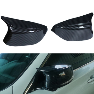 Replacement Style <strong>Q50</strong> Reversing Mirror Covers Fitment for Infiniti <strong>Q50</strong> Q60 Q70 2014-2018 Carbon Look Side Mirror Cover - Product Image 1
