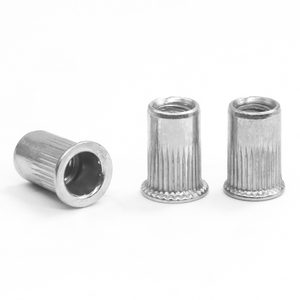 Rivet aveugle à tête plate en acier au carbone zingué jaune / acier inoxydable 304, écrou à insertion fileté M3 M4 M5 M6 M12 - Product Image 5