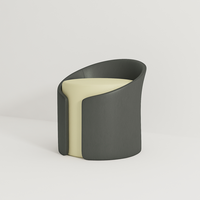 Tabouret de réception en cuir mobile au design élégant, pouf ottoman, chaise