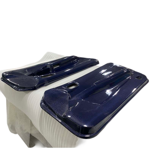 Pour 1999-2002 <span class=keywords><strong>Nissan</strong></span> Skyline <span class=keywords><strong>R34</strong></span> <span class=keywords><strong>GTR</strong></span> RHD panneau de porte intérieure en Fiber de carbone (paire) CF sergé <span class=keywords><strong>bleu</strong></span> en Fiber de carbone - Product Image 5