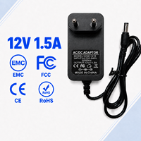 Alimentation électrique murale multi-prises 12V 1.5A 18W US EU UK AU durable pour passerelle intelligente IoT - Vente en gros