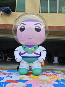 QIQU Astronauta Gonfiabile Gigante da 4m per Promozione Eventi Tecnologici, Figura Commerciale di 13 Piedi, Impermeabile per Pubblicità - Product Image 2